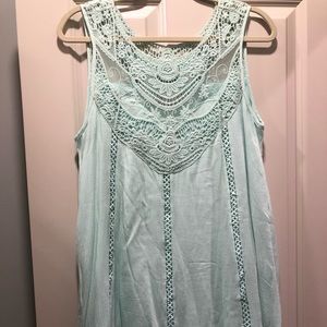 SOLD Altar’d State Mint Lace Dress